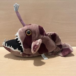 Anglerfish Plush by Wildlife Artists Fish with Teeth Killer Ocean Sea Predator